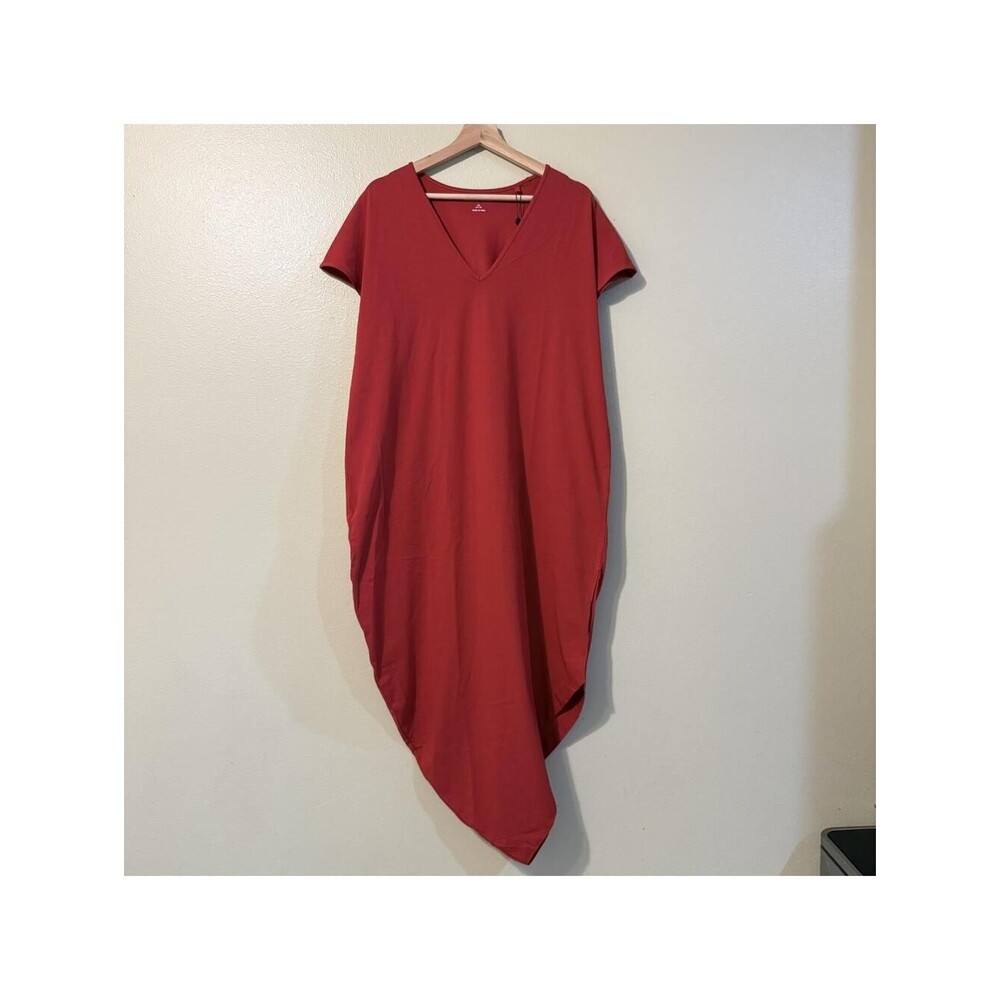 Universal Standard Iconic Geneva V-Neck Red Dress XS